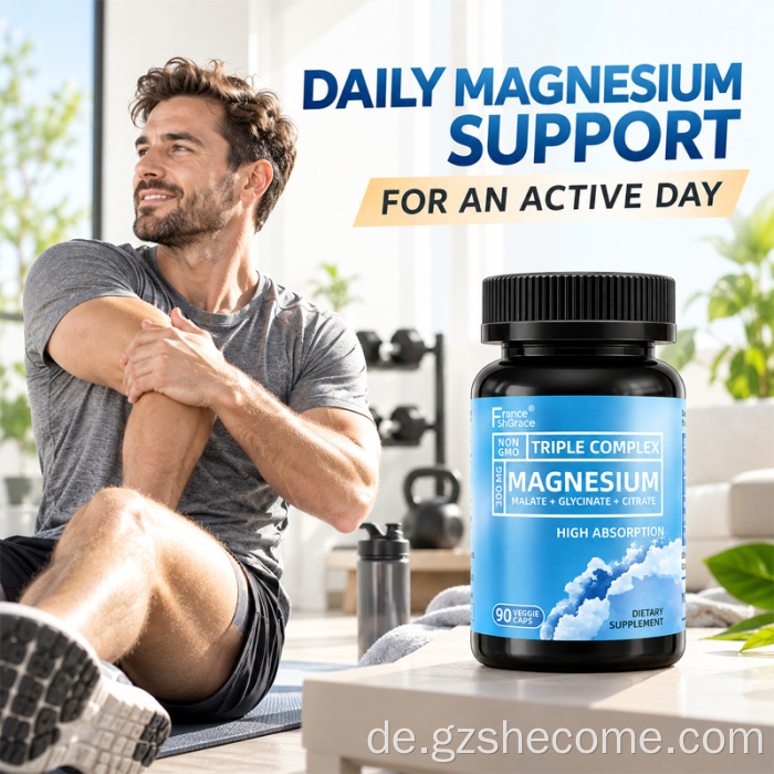 Shecome Magnesium Complex Supplement unterstützt die Energie